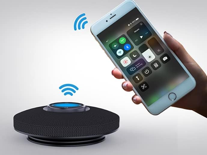 OMNITRONIC Ciao 360° Akku-Konferenzsystem BT/USB | Portabler Bluetooth-Konferenzlautsprecher für Onl