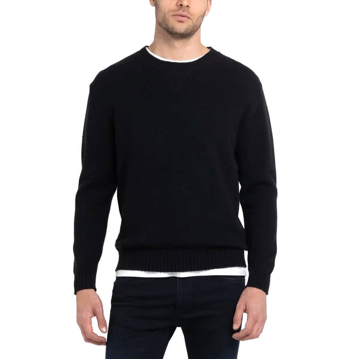 Replay Herren Pullover M 098 Black, M 098 Black