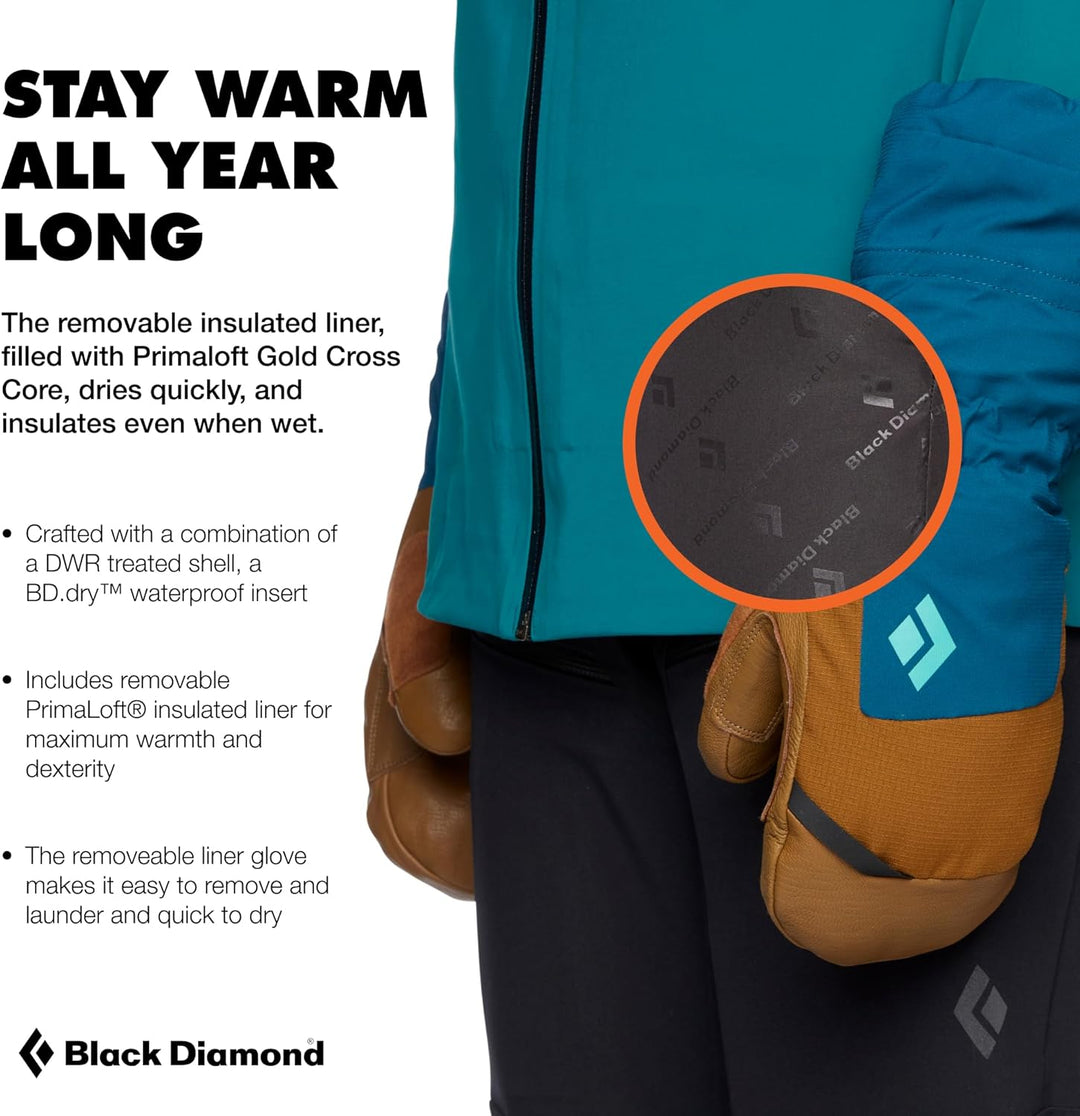 Black Diamond Women's Mercury Mitts Azurite L Fäustlinge, Azurite L Fäustlinge