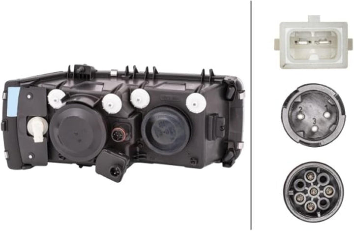 HELLA 1EJ 247 046-011 Halogen-Hauptscheinwerfer - links