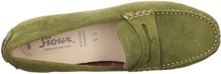 Sioux Damen Carmona Mokassin 36 EU Khaki, 36 EU Khaki