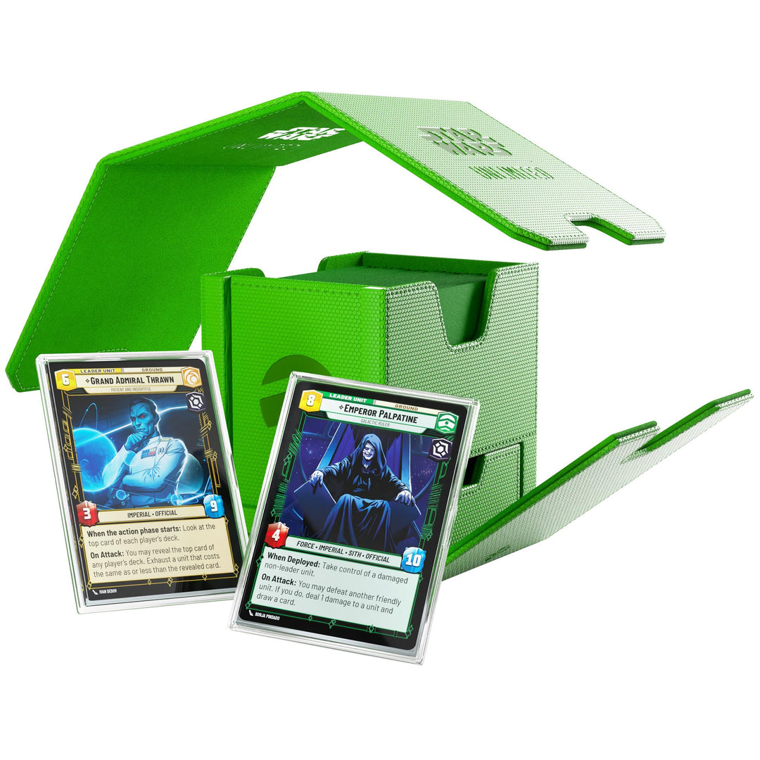 Gamegenic, Star Wars: Unlimited Twin Suns Deck Pod – Green Green Deck Pod, Green Deck Pod