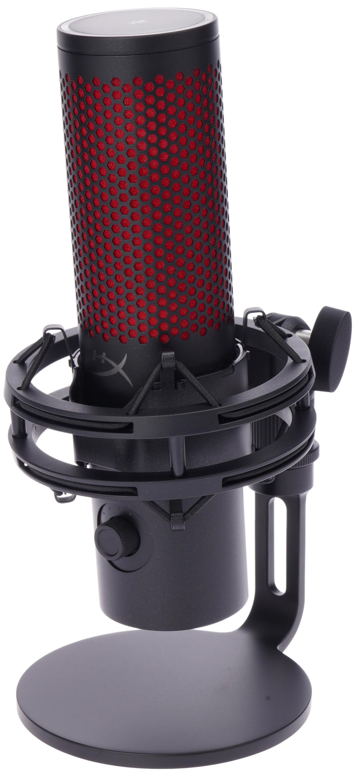 HyperX QuadCast 2 – USB Mikrofon für Gaming, Streaming und Podcasting, mit On-Board-Steuerung, LED-B