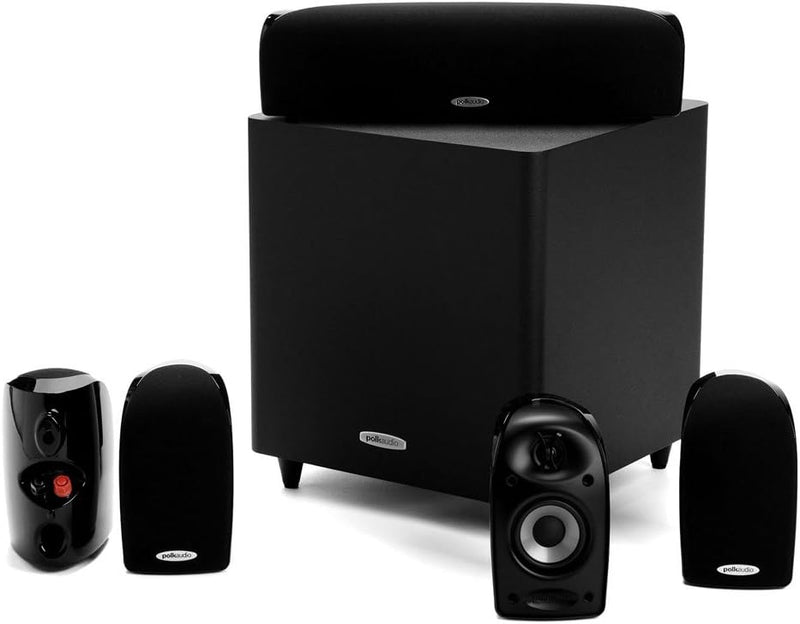 Polk Audio TL1600 5.1 Lautsprecher-System mit Subwoofer, schwarz