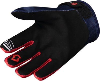 Scott 350 Race MX Motocross/DH Fahrrad Handschuhe blau/rot 2022: Grösse: M (9)