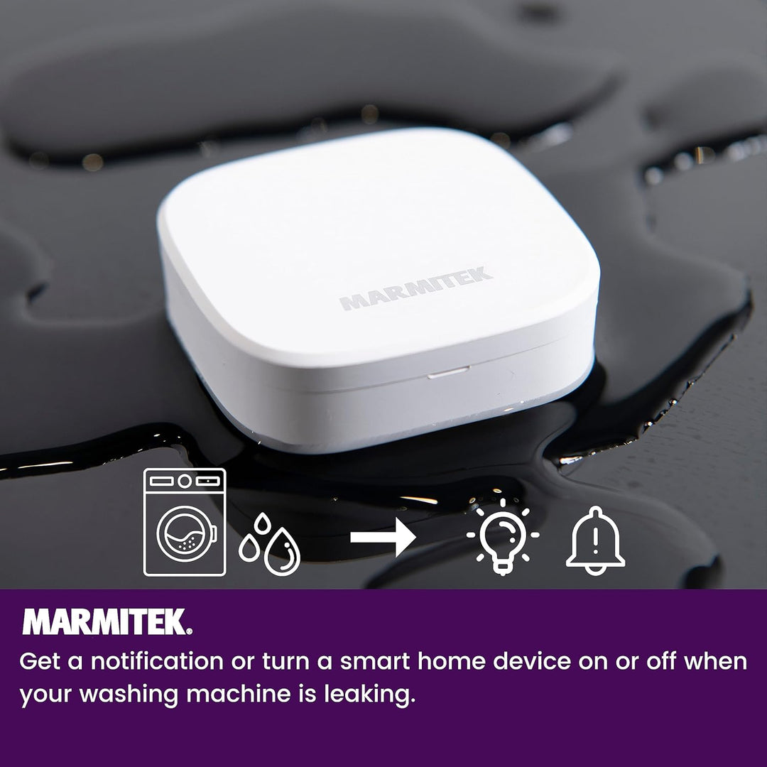 Zigbee Wassermelder Drahtlos - Marmitek Sense MA Flood Sensor - Drahtlos - Wireless Water Leak Detec