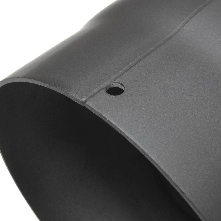 raik SH083-150-gg Raik Rauchrohrbogen/Ofenrohr 150mm - 90° zweiteilig mit Reinigungsöffnung gussgrau