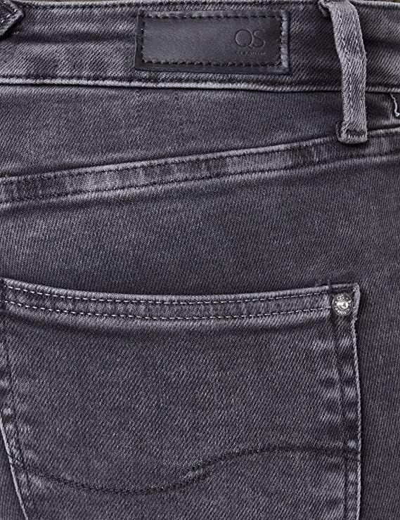 s.Oliver Damen Jeans-Hose, Skinny Fit 32W / 32L Grau, 32W / 32L Grau