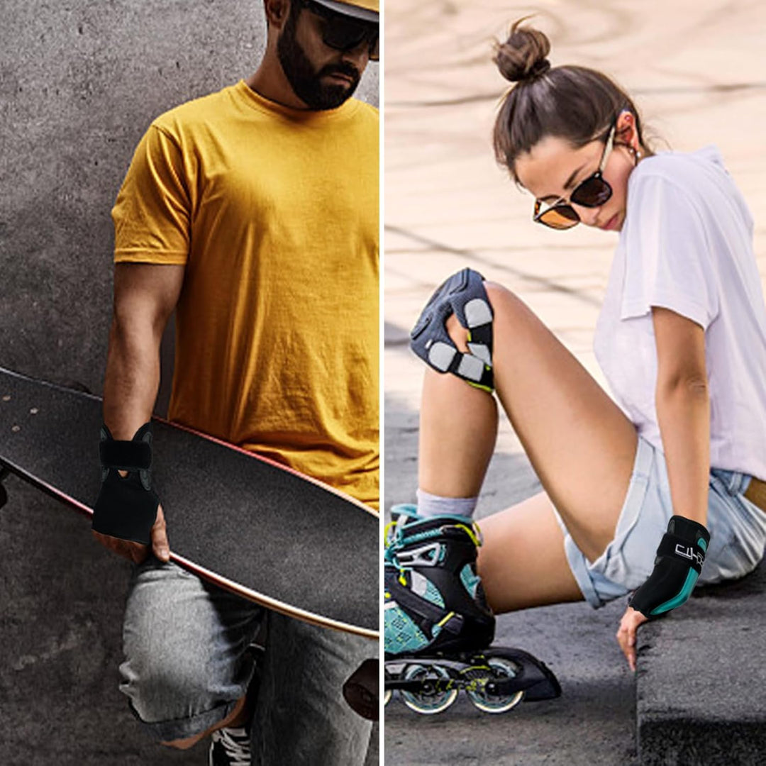 Handgelenkschoner für Snowboarden, Skifahren, Skateboarden, Sport-Handgelenkstützschutz (1 Paar), S