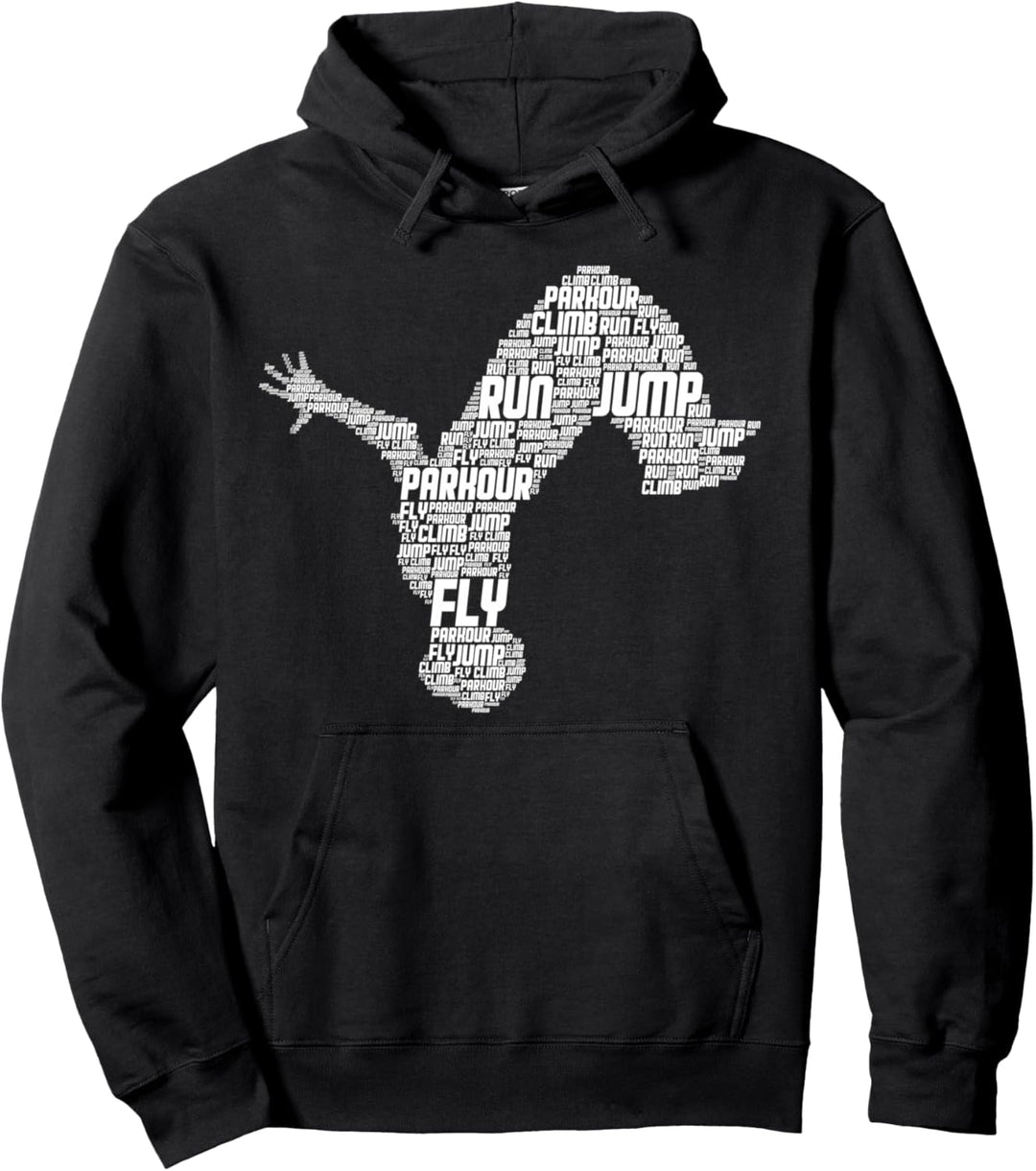 Parkour Parcouring Extremsportler Parcour Kinder & Jungen Pullover Hoodie