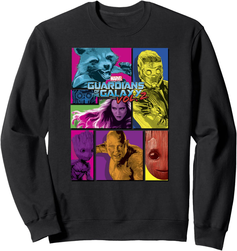 Marvel Guardians Of The Galaxy Vol. 2 Group Panels Sweatshirt