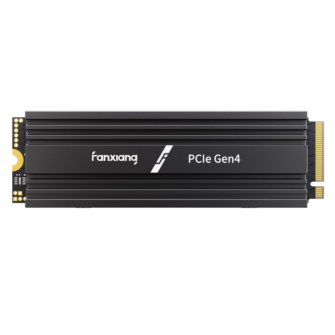 fanxiang NVMe M.2 SSD 2 TB mit Kühlkörper bis zu 7300 MB/, PCIe Gen4x4 2280 NVMe 1.4, TLC SSD mit SL