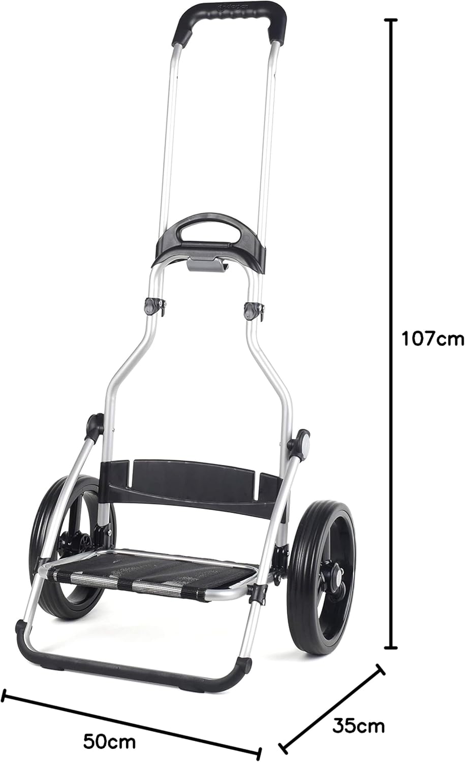 Andersen Shopper Royal mit 3-Speichenrad Alu klappbar mit Rad Ø 25cm und 51 Liter Tasche Mole