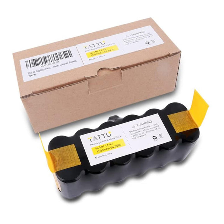 Tattu 14,4 V 4500 mAh NI-MH Akku für iRobot Roomba 500 600 700 800 Serie Ersatzakku passend für R3 i