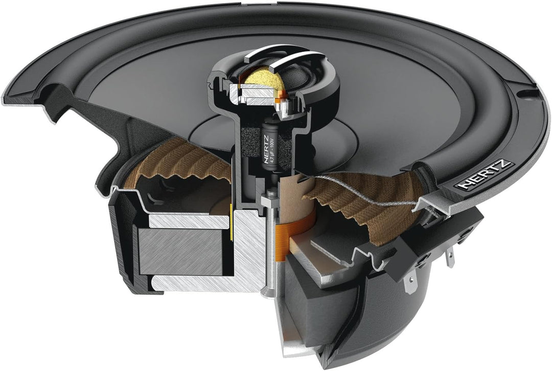 Hertz CPX 165 Pro Round 285 W 1PC (S) Car Speaker – Car Speaker (285 W, 95 W, 4 Ohm, 92 dB, Neodymiu