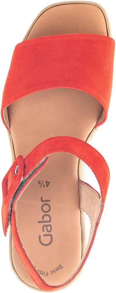 Gabor Damen Plateausandalen, Frauen Sandalen 35.5 EU Pumpkin 13, 35.5 EU Pumpkin 13