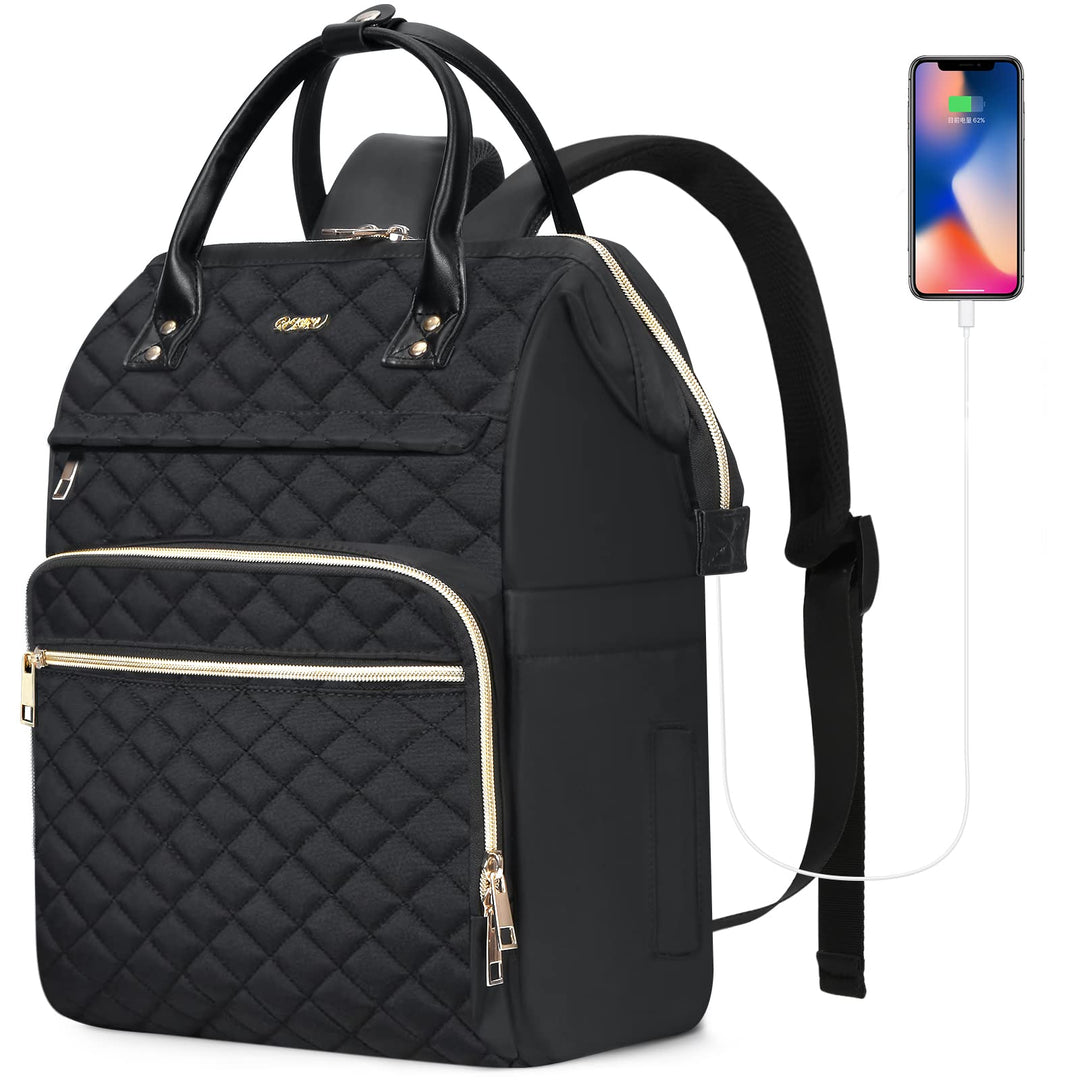 Rucksack Damen,Laptoptasche Frauen 15,6 Zoll Wasserdicht,Schultasche Schulrucksack Mädchen Teenager,