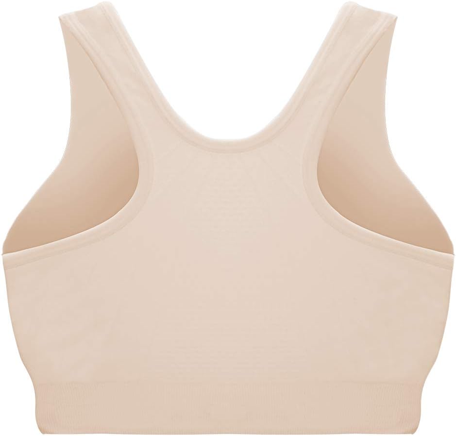 CARETOO Damen Sport BH Stark Halt Active Bra Höhe Beanspruchung Trainieren Bustier Fuer Yoga Fitness