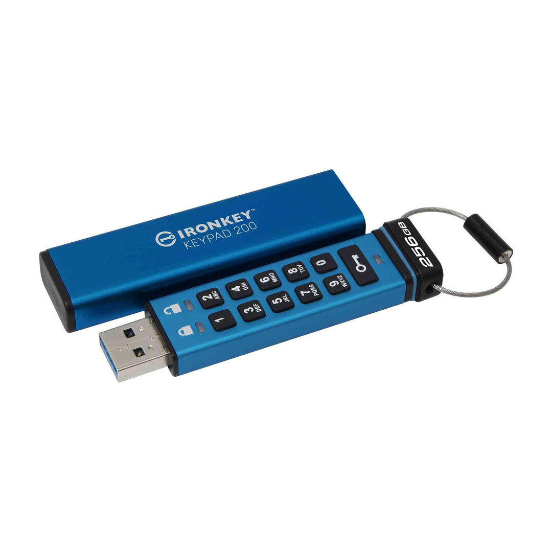 Kingston IronKey Keypad 200 Typ-A Hardware-verschlüsselter USB-Stick FIPS 140-3 Level 3 (ausstehend)