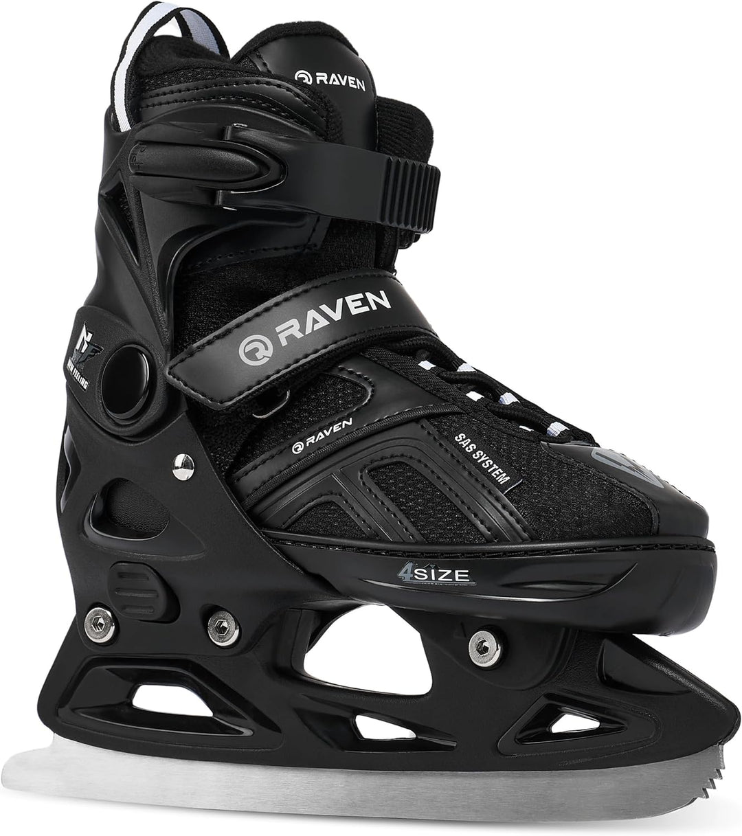 Inlineskates Inliner Raven Pulse verstellbar optional als 2in1 Inlineskates/Schlittschuhe 40-43 (25,