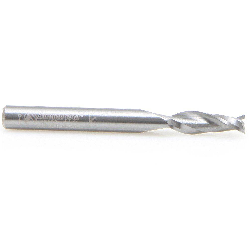 Amana Tool 46102 Spiral Flute Plunge 1/4-Inch Diameter x 3/4-Inch Cut Height x 1/4-Inch Shank 2-Flut
