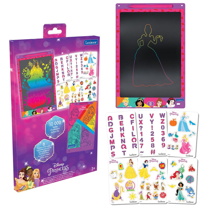 Lexibook, Disney Prinzessinnen, Zaubertafel, Künstlerisches und Kreatives Spielzeug für Jungen und M