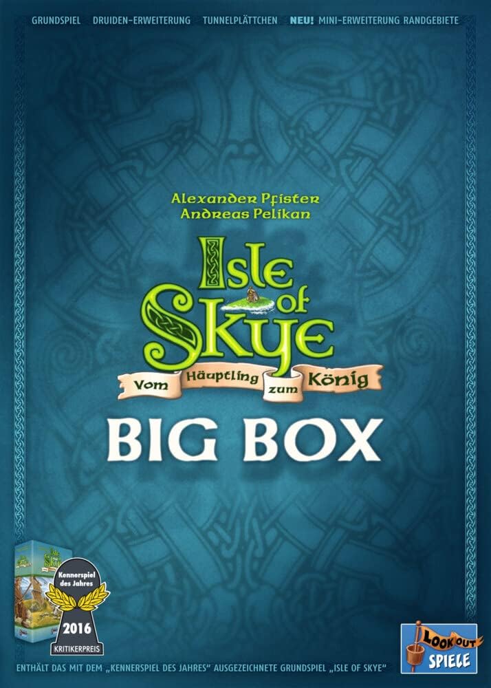 Lookout Spiele | Isle of Skye Big Box | Grundspiel + Erweiterungen | Kennerspiel | Legespiel | 2-5 S