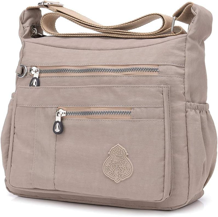 MINTEGRA Umhängetasche für Damen, Nylon, wasserdicht, Schultertasche, Messenger-Tasche, leicht, Pock