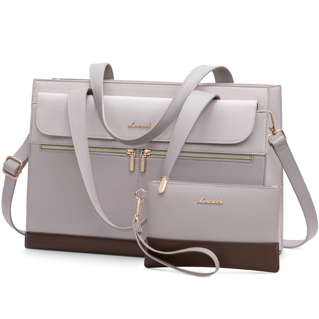 LOVEVOOK Laptoptasche 15,6 Zoll Handtasche Damen, Arbeitstasche Lehrertasche Aktentasche Gross, Schu