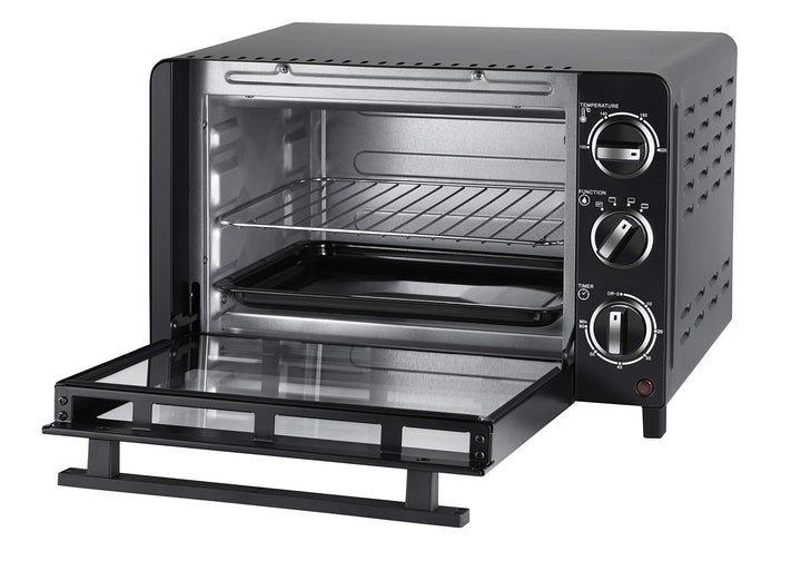 UNOLD 68875 OFEN Allround, 1.200 W, 18 L Volumen, 4 Edelstahl-Heizelemente, mit doppelverglaster Tür
