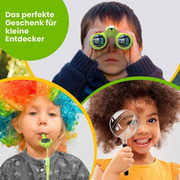 Fernglas für Kinder, Spielzeug für 3–12 Jahre alte Mädchen und Jungen, Vogelbeobachtung, Wandern, 4,