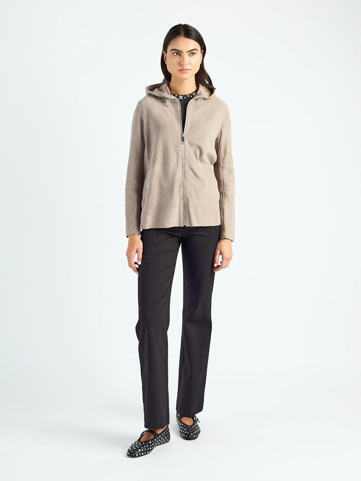 MAZE Damen Lederjacke 4202192 XL greige, XL greige