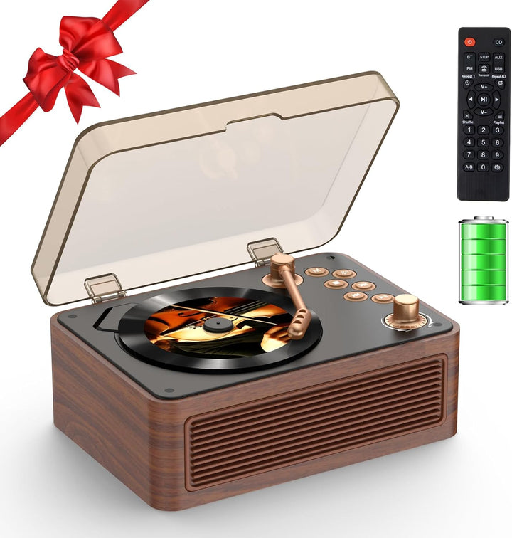 CD Player Tragbar Bluetooth: Kegaudio Radio mit CD-Player Tragbarer mit Lautsprecher Fernbedienung U