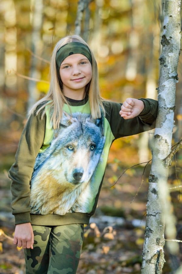Wadera Cotton Pullover Kinder – Sweatshirt Jungen und Mädchen – Sicher Und Bequem Für Kinder – Kinde