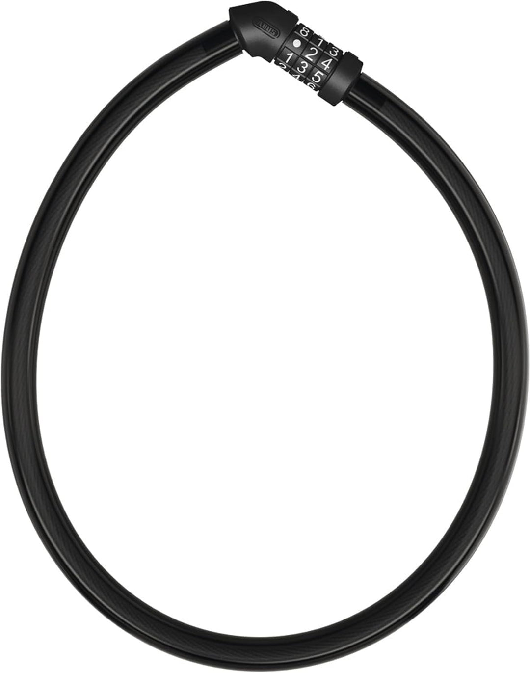ABUS Kabelschloss 4408C - Zahlenschloss - 65 cm langes Stahlkabel mit Kunststoffummantelung - ABUS-S