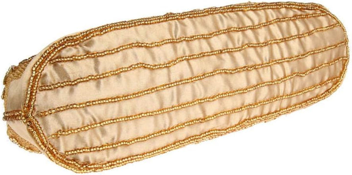 Ro Rox Marie Vintage 1920er Flapper Gatsby Peaky Blinders Party Abendhandtasche Gold, Gold