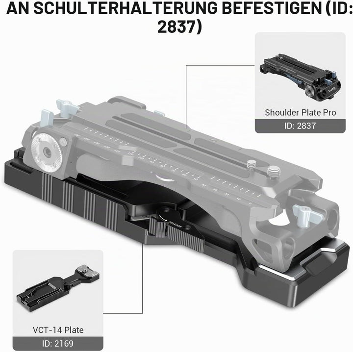 SMALLRIG Schnelle Veröffentlichung Stativadapterplatte für Sony VCT-14 - 2169