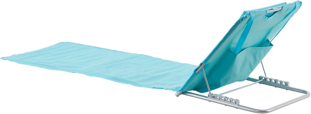 [en.casa] Strandmatte Cellorigo 2er Set Strandliege klappbar Türkis Sonnenmatte mit 5-Fach Verstellb