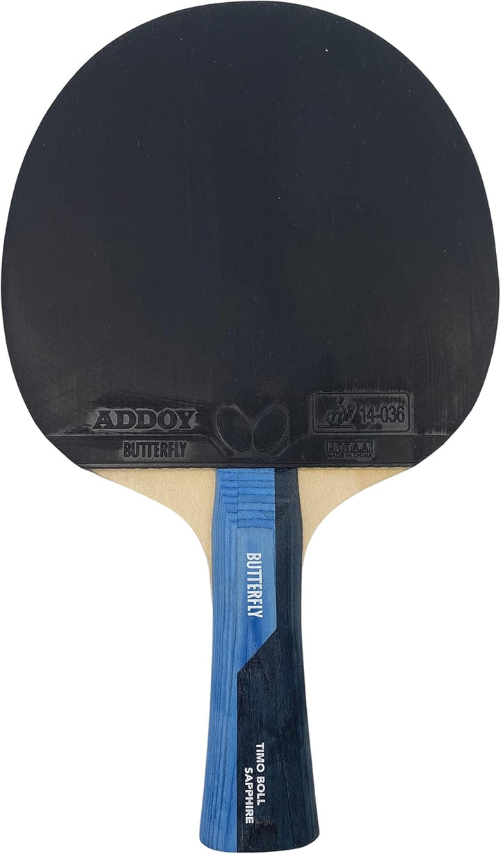 Butterfly Timo Boll Tischtennis Set Sapphire | TT-Schläger + TT-Hülle + Bälle | Tischtennisset | ITT