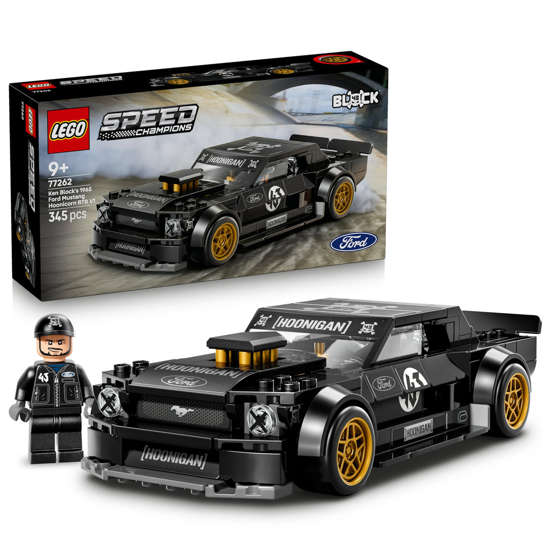LEGO Speed Champions Ken Blocks 1965 Ford Mustang Hoonicorn V1 - Muscle Car Spielzeug - Modellbau mi