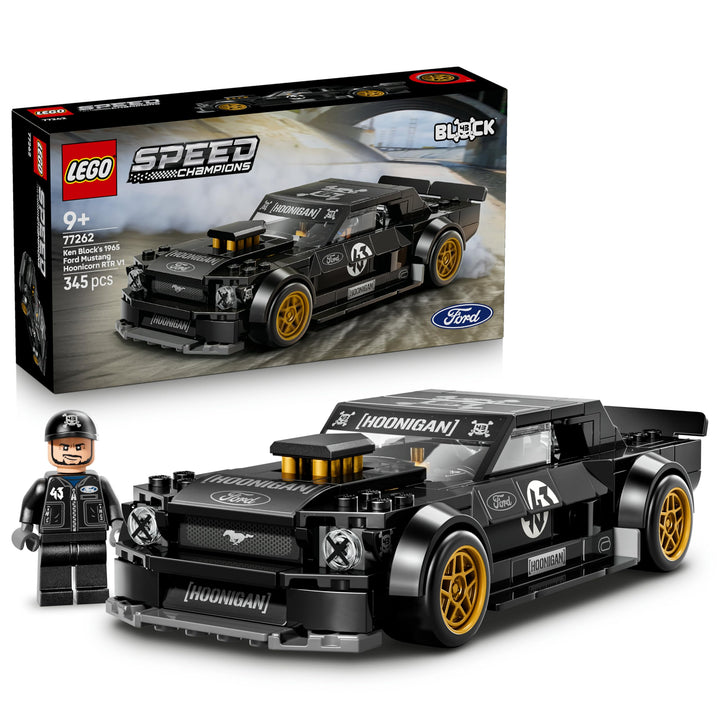 LEGO Speed Champions Ken Blocks 1965 Ford Mustang Hoonicorn V1 - Muscle Car Spielzeug - Modellbau mi