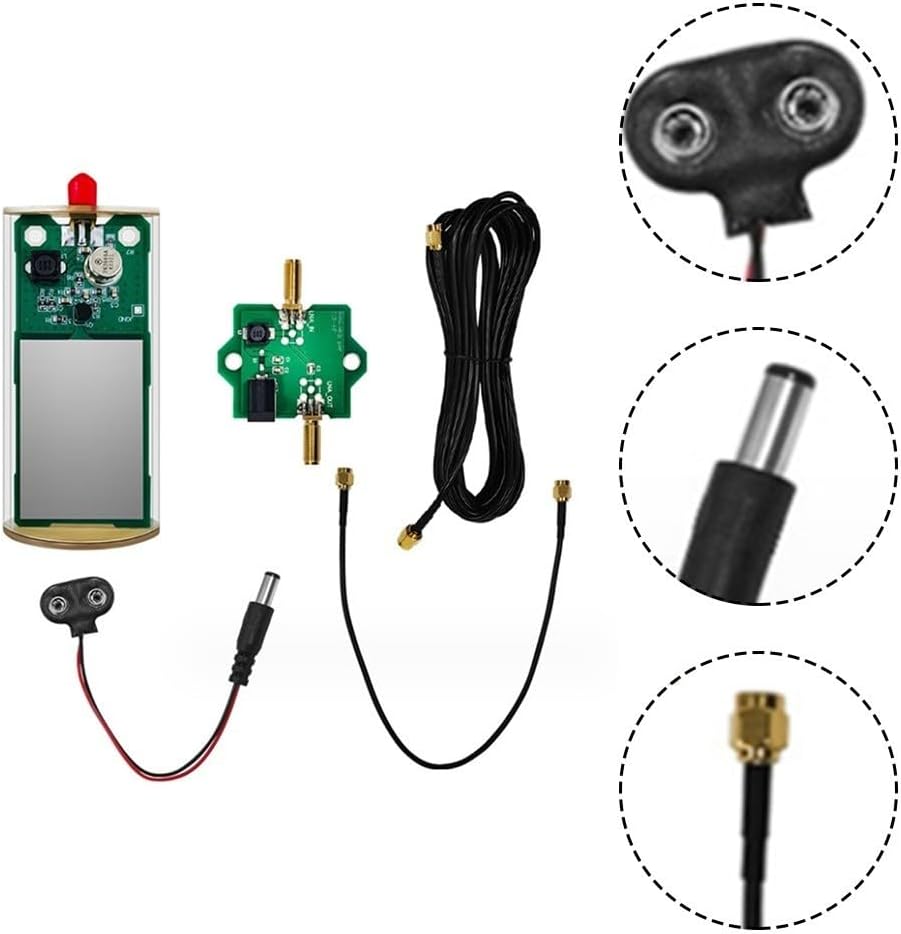 Mini‑Whip Aktive Antenne, Mini-Peitsche HF/VHF Kurzwellen-Aktivantennen-Set für Erzrohr-Transistor-R
