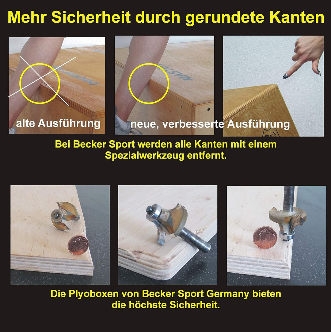BeckerTechnik Germany Becker Box XL, Weltneuheit, 6 in 1 Box (BSG 28955) einzigartige Plyo Box mit 6