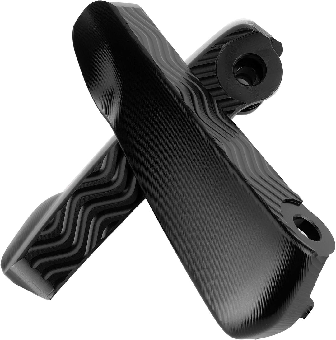 Motorrad Fussrasten, 1 Paar Motorrad Hintere Fussrasten Pedalauflage Aluminium Motorrad Klappbare Fu