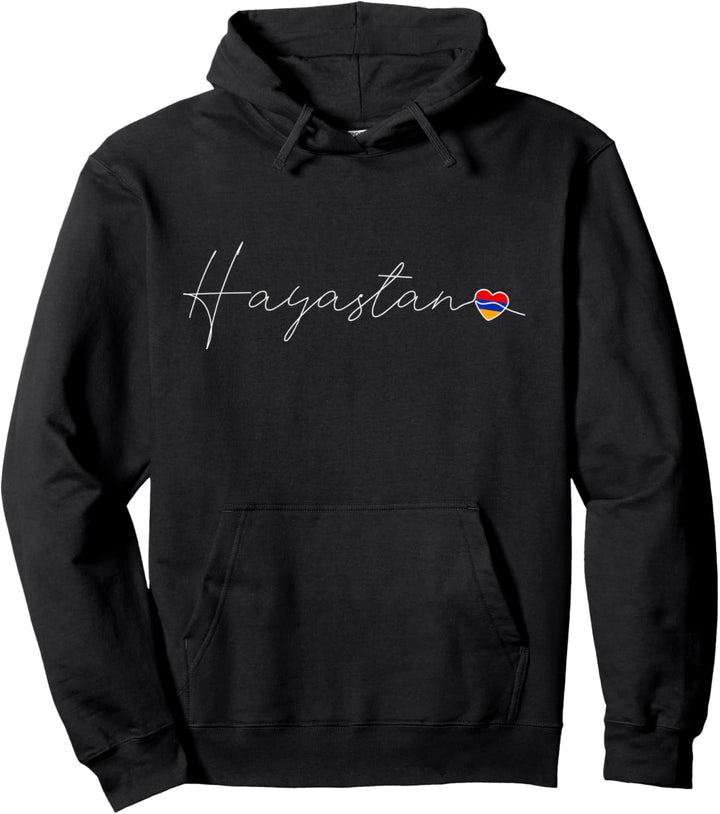 Hayastan Liebe Armenische Flagge und Herz auf Armenien Pullover Hoodie