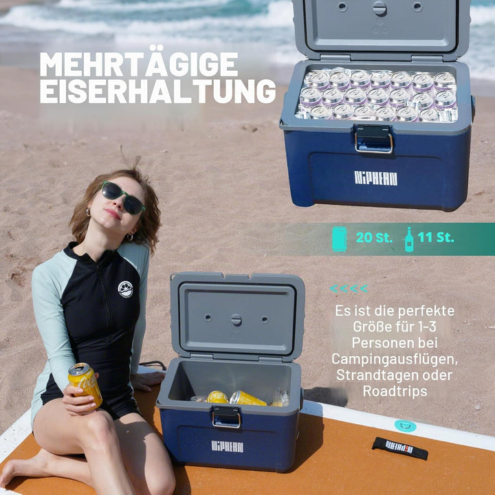 Niphean 4-lagige isolierte SUP Kühlbox – 60 Stunden Kälteerhalt, als Sitz auf dem Paddle Board umwan
