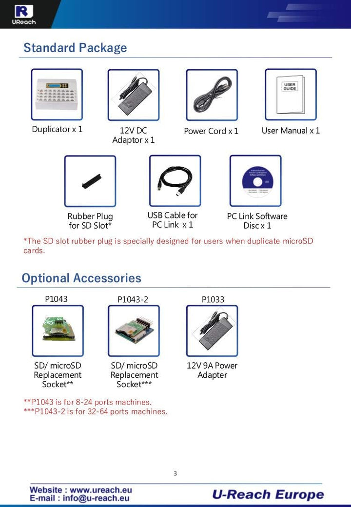 UReach SD916G 16 Ports SD Kopierer SD/MicroSD Karten Duplikator SD & Micro SD Karten duplizieren Log