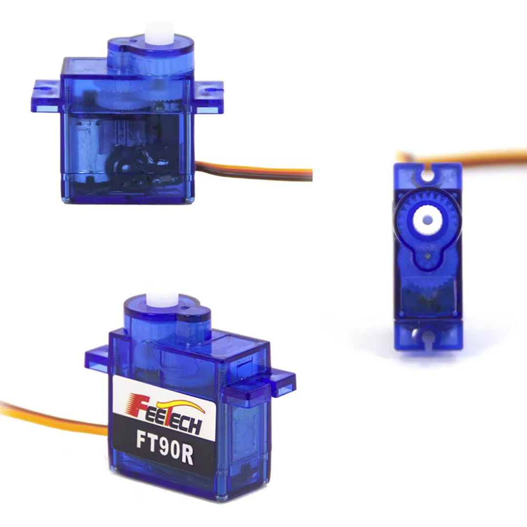 Stemedu FT90R Digital Micro Servo Motor 9G for RC Airplane Robot Helicopter Remote Control, 360 Degr