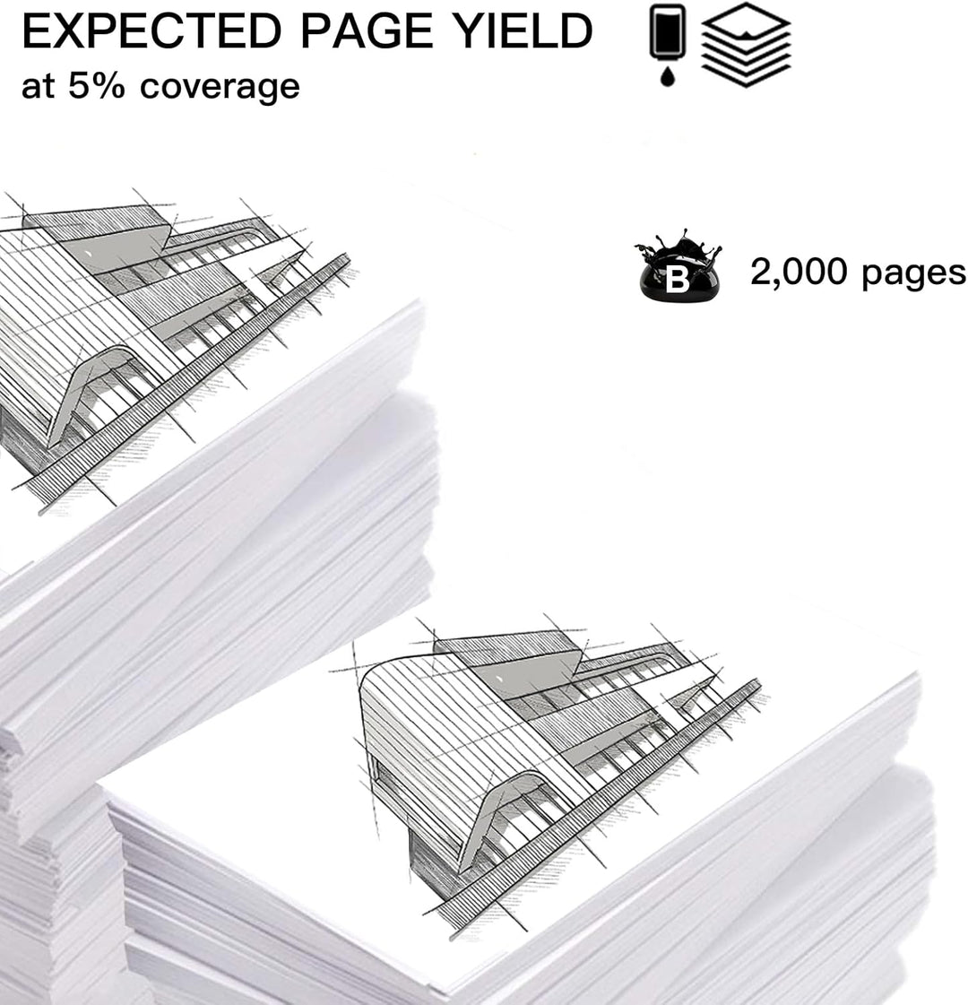 BeOne 1 x 78A CE278A Tonerkartuschen kompatibel mit HP LaserJet Pro M1536 MFP M1536DNF P1560 P1566 P