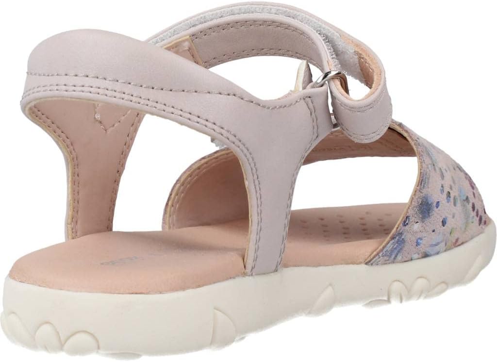 Geox Mädchen J Haiti Girl Sandal 24 EU Rose, 24 EU Rose